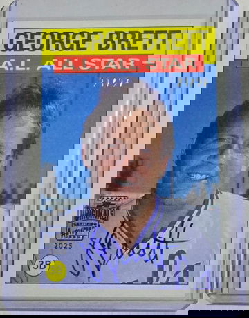 2025 Topps Archives Originals George Brett Auto SSP