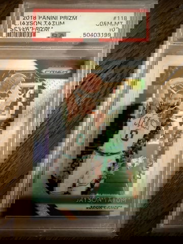 Jayson Tatum 2018 Panini Prizm Silver PSA 10 