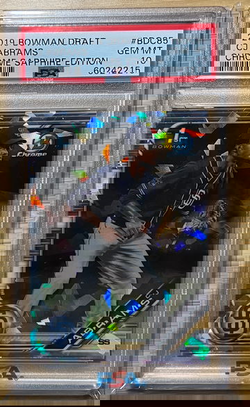 2019 Bowman Chrome Sapphire CJ Abrams RC PSA 10