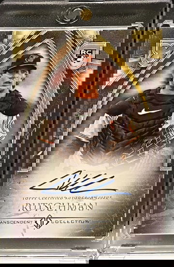 2023 Topps Transcendent Collection Adley Rutschman On Card RC Auto /20 Orioles