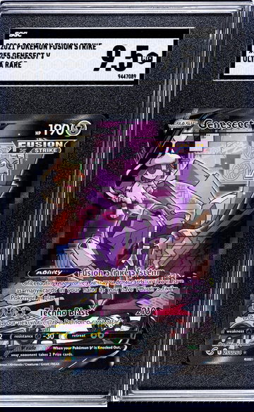 2021 Fusion Strike #255/264 Genesect V Ultra Rare SGC 9.5