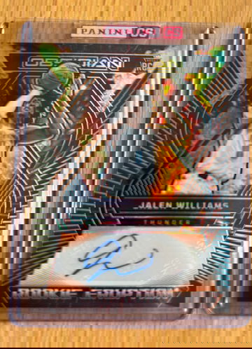 Jalen Williams 2022 Obsidian Rookie Eruption Auto /50