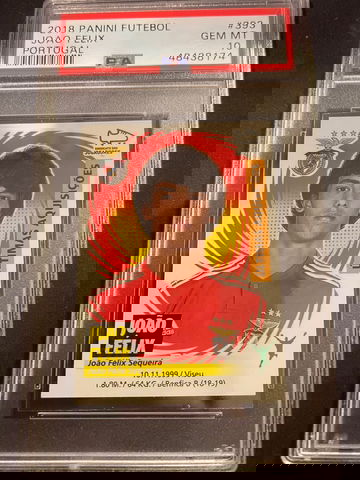 2018 Panini Futebol Portugal Joao Felix Sticker PSA 10 LOW POP