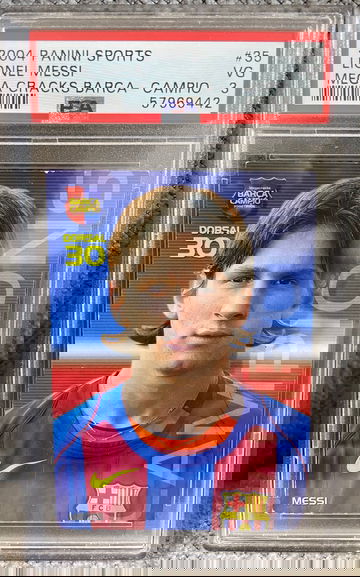 2004 Panini Lionel Messi PSA 3