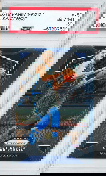 2019-20 Panini Prizm Luka Doncic #75 PSA 10