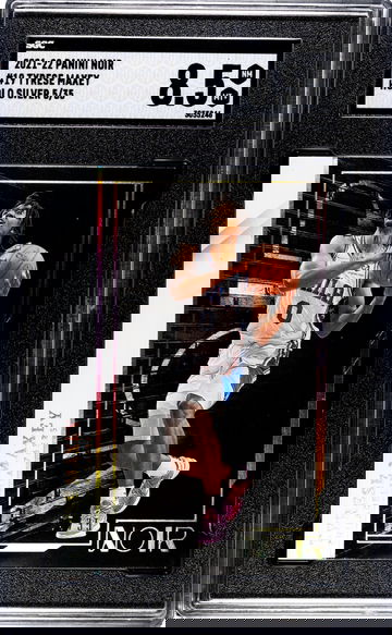 2021-22 Panini Noir #19 Tyrese Maxey Holo Silver /35 SGC 8.5