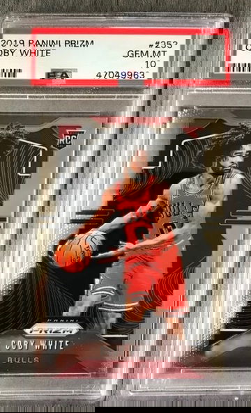 2019 coby white prizm psa 10 