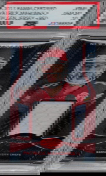 2017 PANINI CERTIFIED NEW GEN JERSEY RED PATRICK MAHOMES II