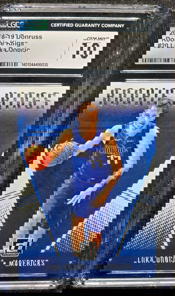 2018 Donruss Rookie Kings Luka Doncic RC Gem Mint CGC 10