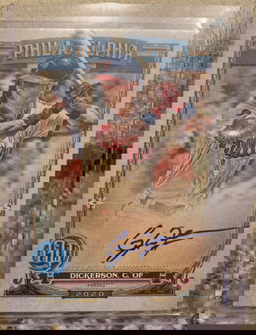 2020 Topps Gypsy Queen Corey Dickerson auto