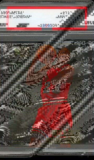 Michael Jordan 1995 Metal Nuts and Bolts PSA 9