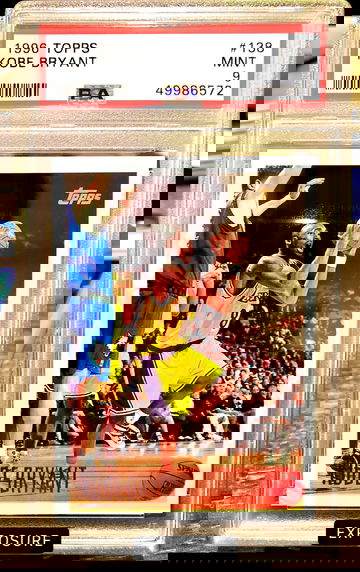 1996 Topps Kobe Rookie RC PSA 9