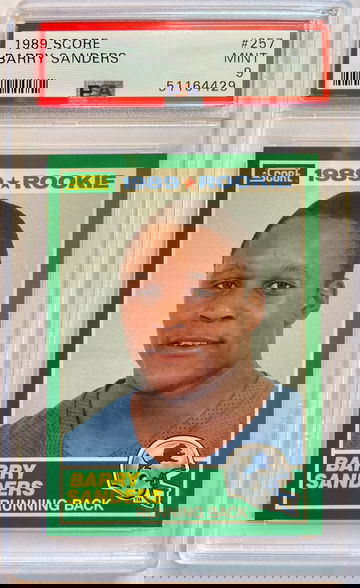 1989 Score Barry Sanders PSA 9