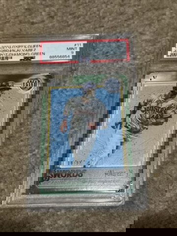 2021 Topps Gypsy Queen Tarot The Diamond Green Yordan Alvarez 10/99 PSA 9 POP 1!