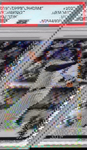 2019 Topps Chrome X-Fractor Eloy Jimenez RC PSA 10