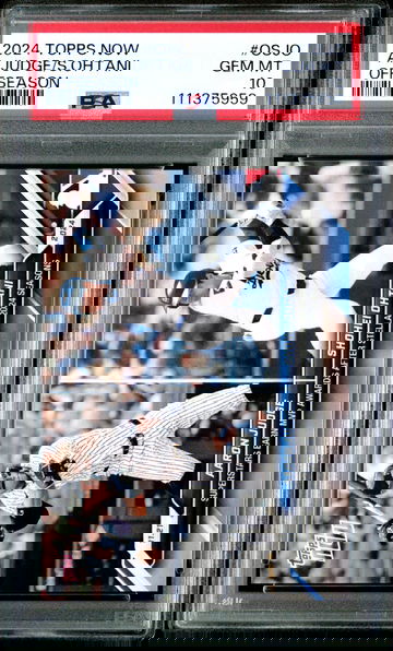 2024 Topps Now Aaron Judge / Shohei Ohtani MVP Offseason OSJO Gem Mint PSA 10