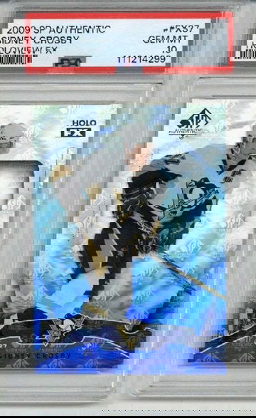 2009 UPPER DECK SP AUTHENTIC HOLOVIEW FX SIDNEY CROSBY PENGUINS PSA 10 LOW POP