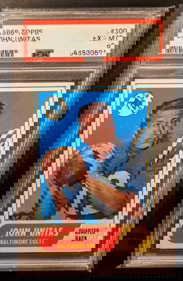 1968 Topps Johnny Unitas PSA 6 Centered