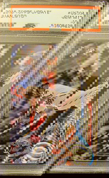 2018 Topps Update Juan Soto Rookie Debut PSA 10 Gem-Mint