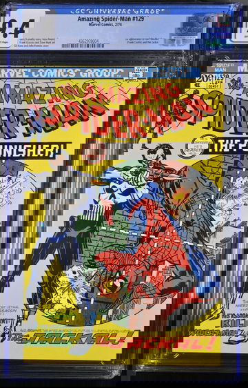 AMAZING SPIDER-MAN #129 CGC 9.4 1ST PUNISHER HOT!