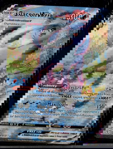 2021 Pokémon Sword & Shield Evolving Skies Alt Art Glaceon #209/203 VMAX