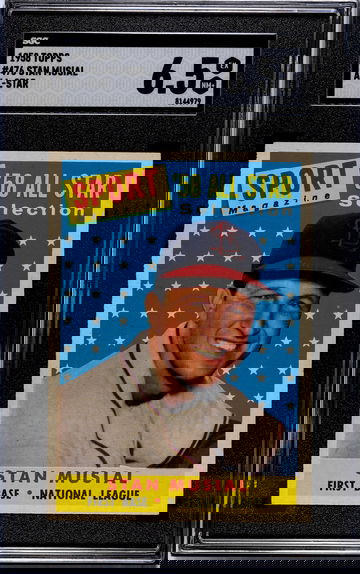 1958 Topps All Star Stan Musial #476 SGC 6.5