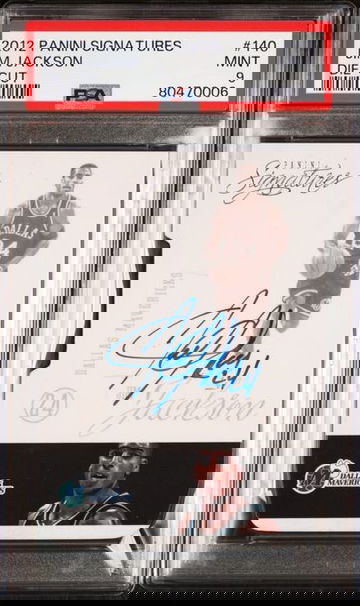 2012 Panini Signatures Jim Jackson Die-Cut #140 PSA 9 [BK-1A.18]