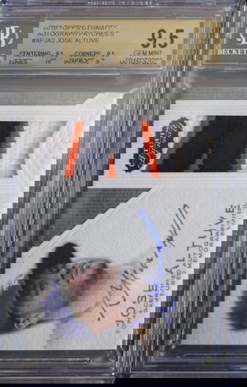 BGS 9.5 - 2016 TOPPS DYNASTY JOSE ALTUVE #APJA2 (5/5) AUTO 10 w/10