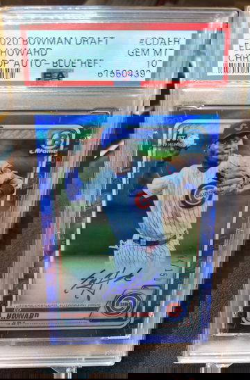 2020 Bowman Chrome Draft Ed Howard Blue Refractor /150 Gem Mint PSA 10 Pop 18