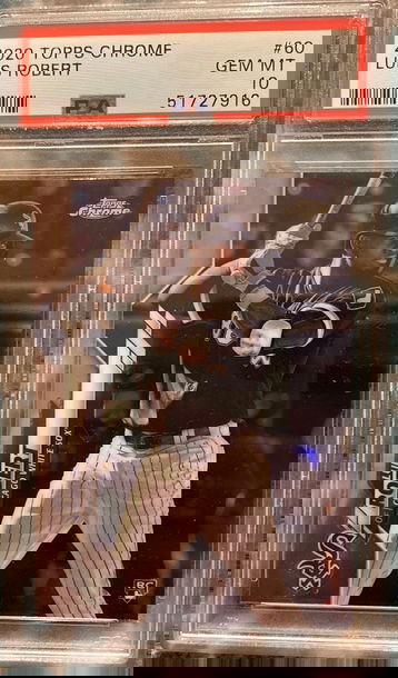 LUIS ROBERT 2020 Topps Chrome #60 RC PSA 10 Gem Mint