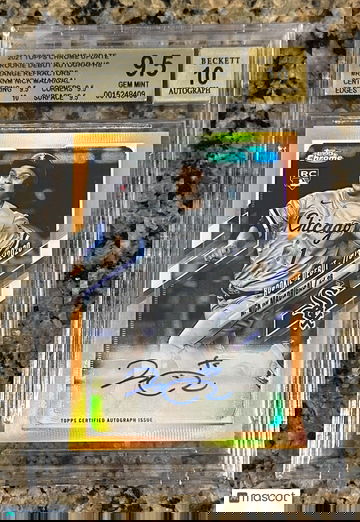 2021 Topps Chrome Update NICK MADRIGAL RC Orange Auto #/25 BGS 9.5/10 TRUE GEM+