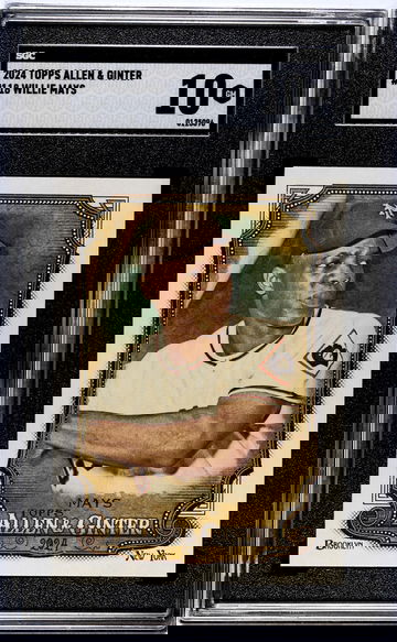 2024 Topps Allen & Ginter #118 Willie Mays SGC 10