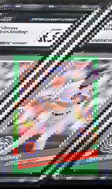 1991 Donruss Ryne Sandberg Chicago Cubs #504 CGC 6.5