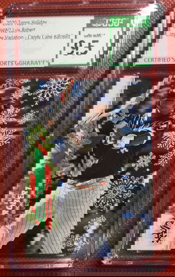 2020 Topps Holiday CGS 9.5 Gem Mint Candy Cane Belt