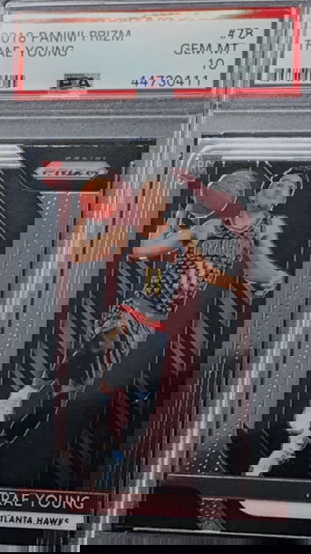 Trae young prizm rc psa 10 