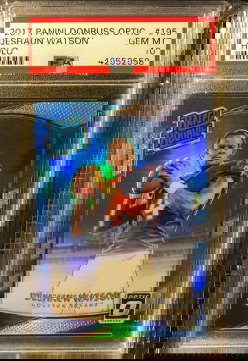 2017 Deshaun Watson Optic Holo PSA 10