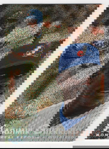 1997 FLAIR SHOWCASE ROW 0 VLADIMIR GUERRERO # 27 HOF