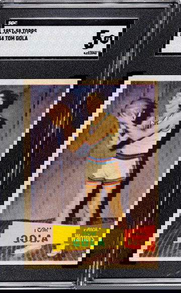 1957-58 Topps Basketball Tom Gola #44 SGC 5