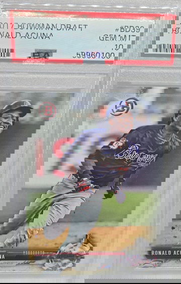 2017 Bowman Draft #BD39 Ronald Acuna PSA 10