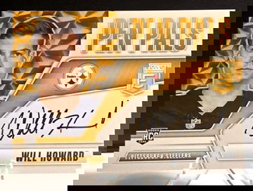 2025 Panini Donruss Elite RC  Will Howard  Pen Pals  #PP-WHO  On-Card Auto  Steelers 