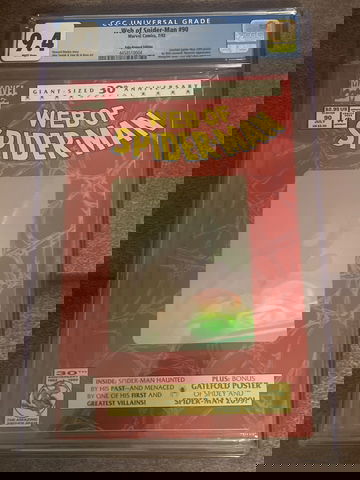 Web of Spider-Man # 90 CGC 9.4