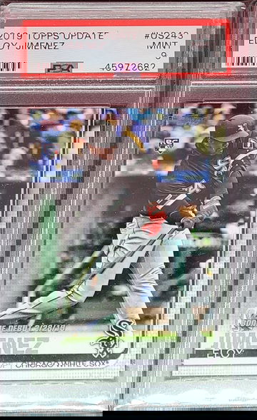 2019 Topps Update #US243 Eloy Jimenez RC PSA Mint 9