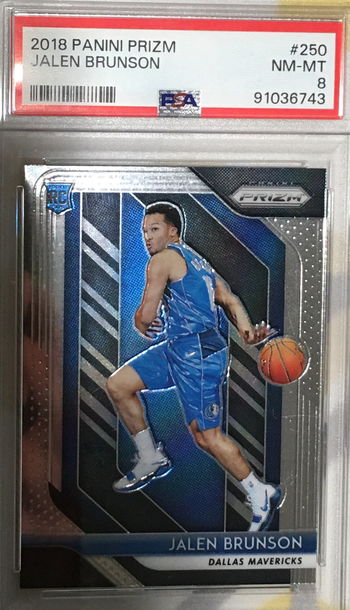 Lot of (5) PSA SGC slabs Brunson 8 / Johnson 9 / Harrell 9.5 / Nunn 9 / more lot