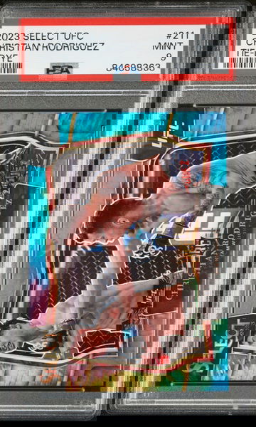 2023 Panini Select Tie-Dye Christian Rodriguez #211 RC PSA 9