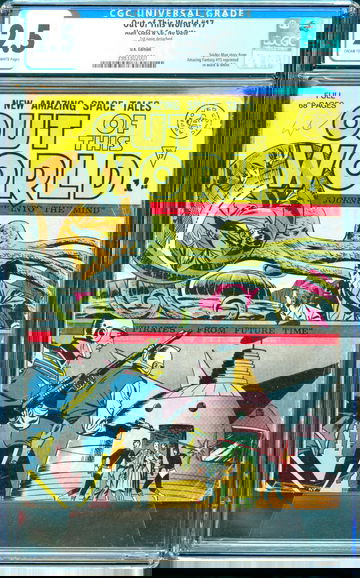 Out of This World #17 (1964) CGC 2.5 -- 1st reprint of Amazing Fantasy 15; UK ed