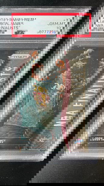 2019 Prizm Lebron James NBA FINALISTS PSA 10