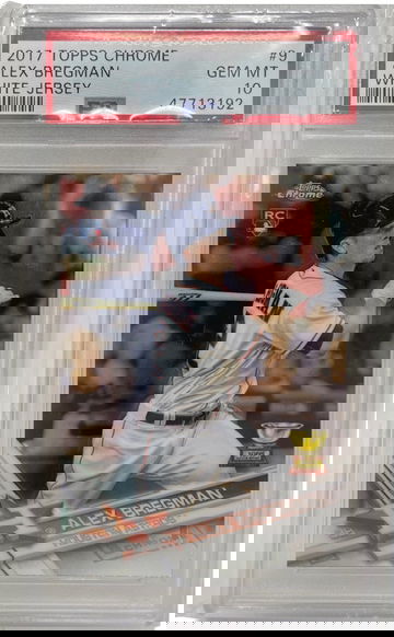 2017 Topps Chrome Alex Bregman #9 Rookie RC PSA 10