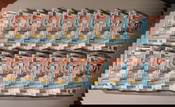 Lot of 18 2021 Donruss Football Hanger Boxes