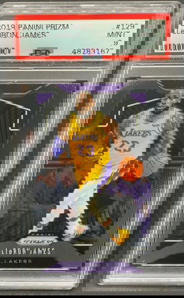 LeBron James 2019 Panini Prizm PSA 9