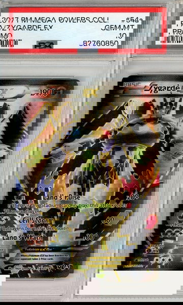 2017 POKEMON MEGA POWERS COLLECT PROMO FA ZYGARDE EX #54A PSA 10